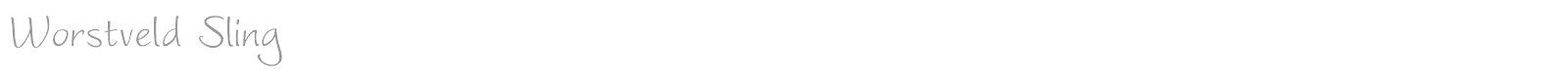 Worstveld Sling font preview